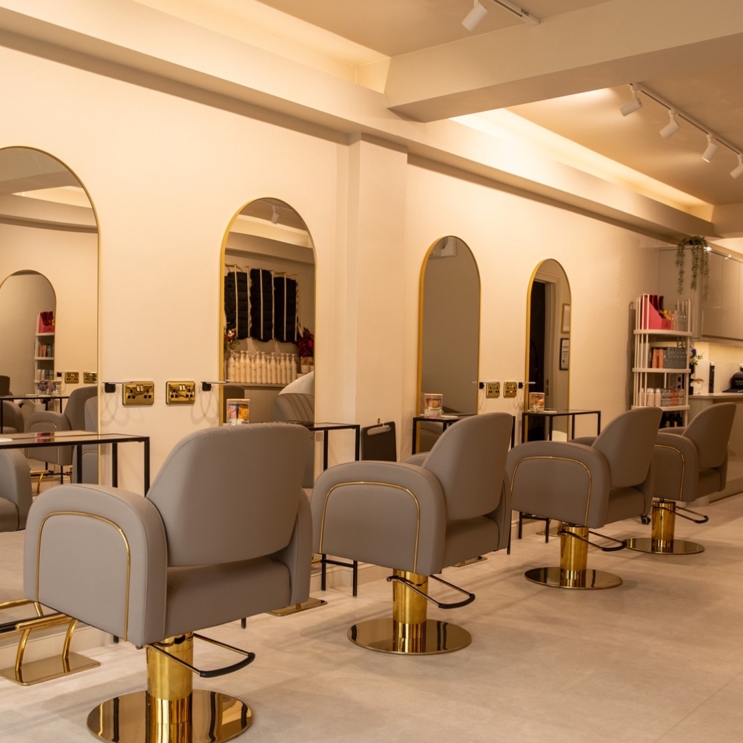 Afro Glow Salon website design example